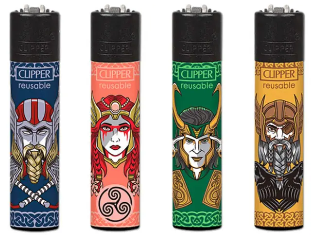 Clipper Αναπτήρας Μεγάλος - Nordic Gods