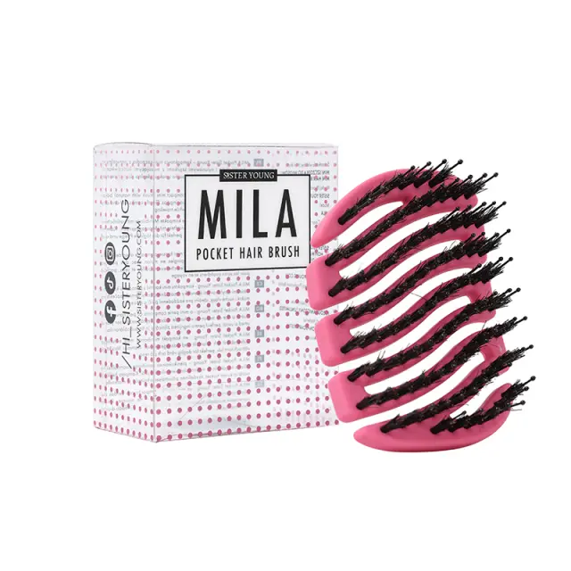 Sister Young Mila Pocket BV Επαγγελματική Βούρτσα Fuchsia