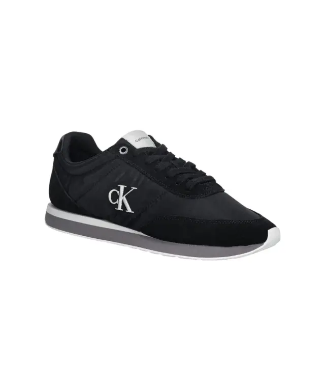 Calvin Klein - Ανδρικά Sneakers Ck Retro Runner Ess Mix Mat YM0YM01361-01Q Μαύρο 2