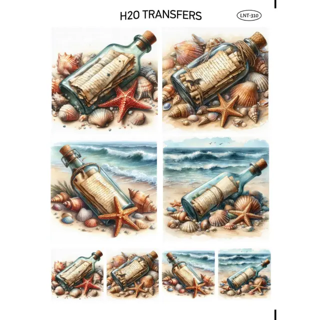 Χαρτί Easy Transfer, Μήνυμα στο μπουκάλι, LNT-310, 25x35cm