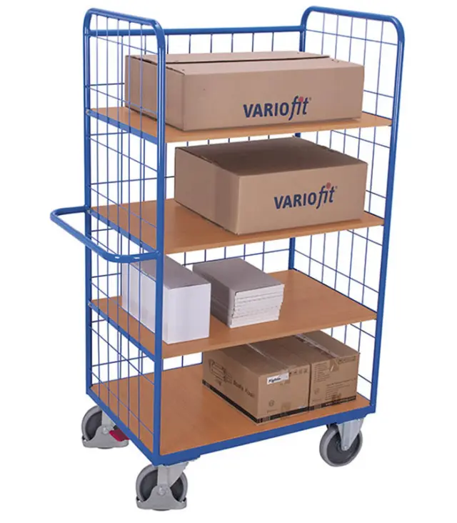 Variofit sw-700.250 Τρόλεϊ Μεταφοράς 4 Επιπέδων για Φορτίο Βάρους ως 500kg