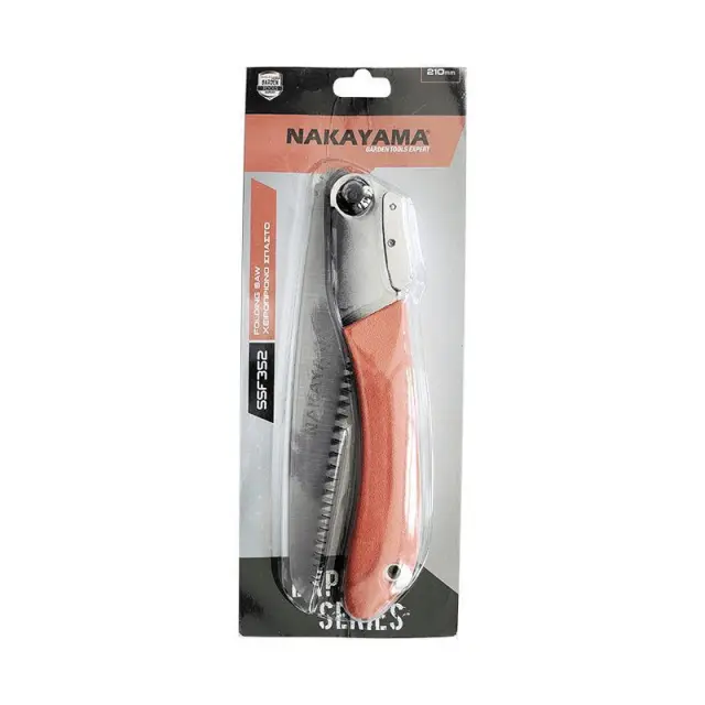 Nakayama SSF352 Χειροπρίονο σπαστό με μεταλλικό κλείδωμα, λαβή 2 συστατικών ,τριπλής οδόντωσης, 210mm-7tpi 1.2mm(055532)