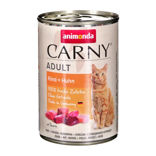 Animonda Carny Cat Adult Πατέ Με Μοσχάρι & Κοτόπουλο 400gr Μονόχρωμο