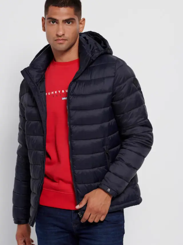 Funky Buddha Jacket Navy FBM006-031-01 - S