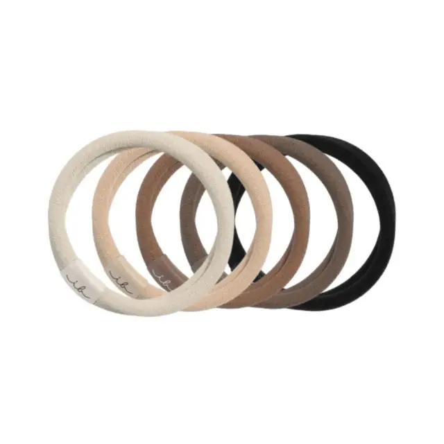Invisibobble Ecotie Hair Tie Mocha, Λαστιχάκια Μαλλιών 5τεμ 2