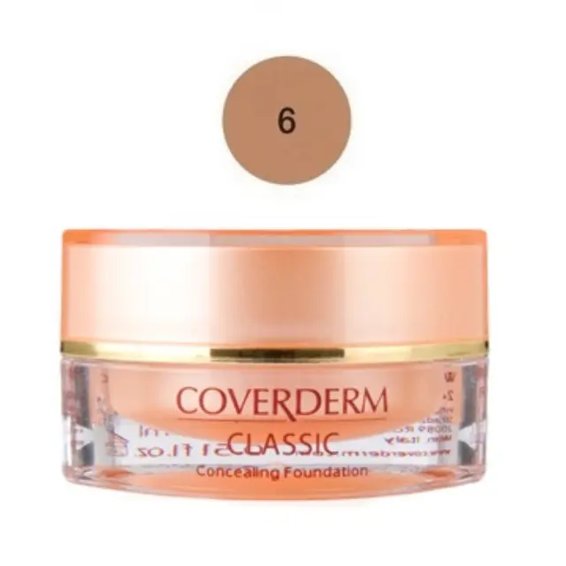 Coverderm Classic Concealing Foundation SPF30 No6 15ml