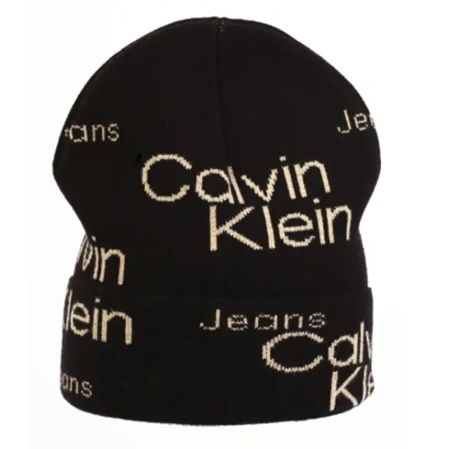 Calvin Klein Ανδρικός Σκούφος Σκούρο Καφέ 3