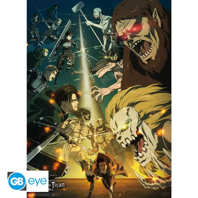 Σετ 2 Αφίσες ATTACK ON TITAN - Set 2 Posters Chibi 52x38 - Set 2 GBYDCO057 3