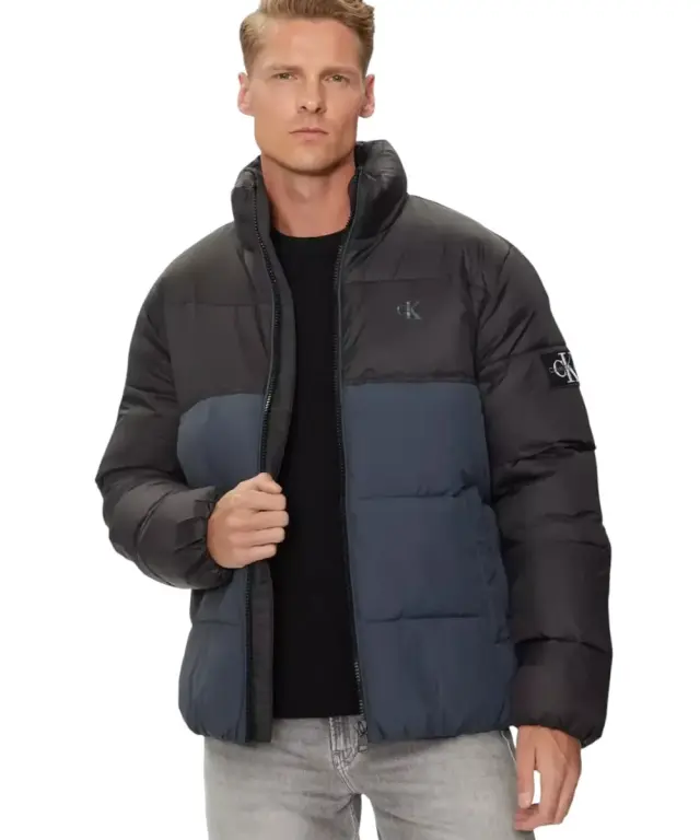 Calvin Klein - Ανδρικό Μπουφάν Colour Block Non Down Jacket J30J325584-PPK Μπλε Σκούρο - S