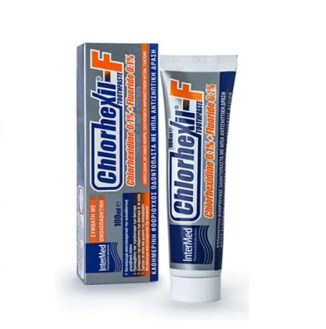 Intermed Chlorhexil-F Toothpaste 0,10% Οδοντόκρεμα για Καθημερινή Προστασία, 100ml