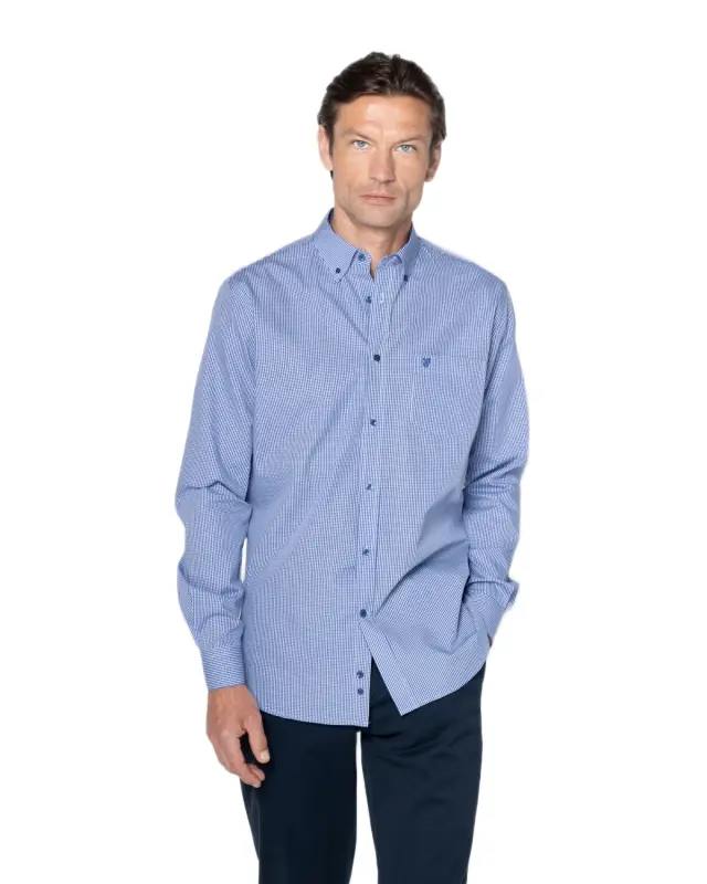 The Bostonians Chester ανδρικό μακρυμάνικο πουκάμισο regular fit 3AACH8614N-3