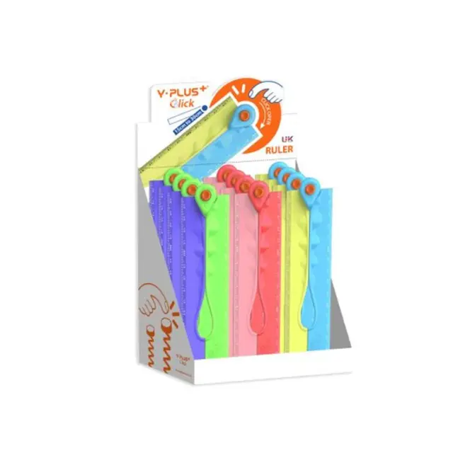 Y-plus Χάρακας Click Ruler (15-30cm) / RX191000 (Plus)
