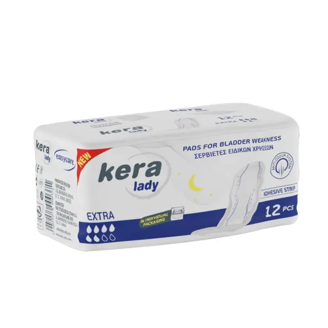 Σερβιέτες ακράτειας kera Lady Extra 12 τεμαχίων 2