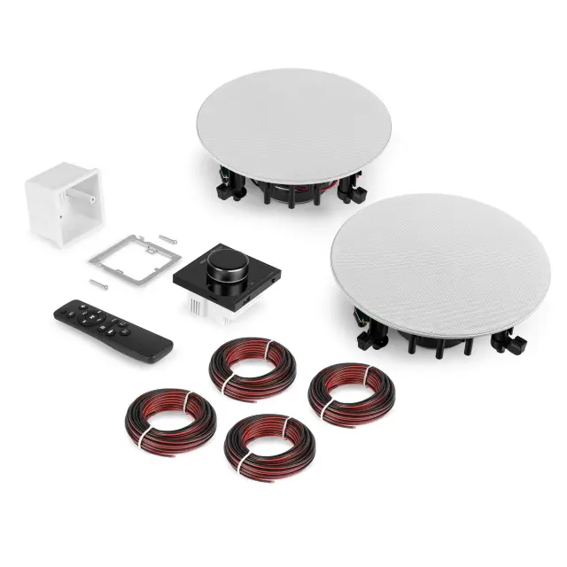 POWER DYNAMICS POWERLINE B50BSET ΣΕΤ ΕΝΤΟΙΧΙΖΟΜΕΝΟΥ ΕΝΙΣΧΥΤΗ ΜΕ 2 ΗΧΕΙΑ ΟΡΟΦΗΣ 2