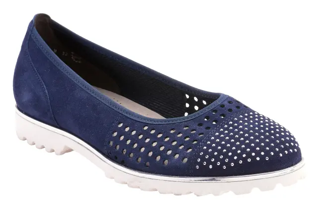 Gabor Μπαλαρίνες Γυναικείο δέρμα Nubuck Μπλέ GAB/83102 18-BLUE - 35,5 2