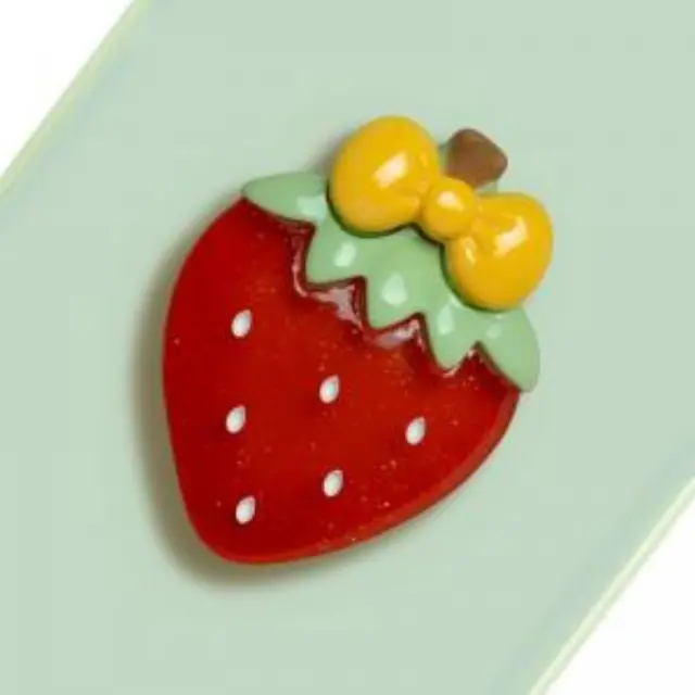 Θήκη TPU & PC inos Apple iPhone 12/ 12 Pro Fresh Pop Strawberry Φυστικί N70889 2