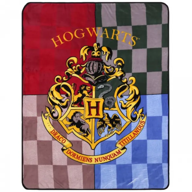 Κουβέρτα Fleece 120x150cm Horwarts Red Green Yellow Grey 7010402