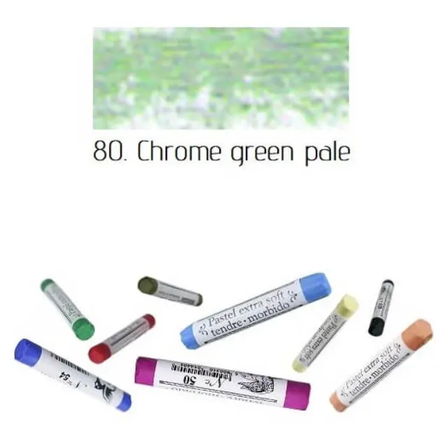 Soft pastel Extrafine Renesans - Chrome green pale
