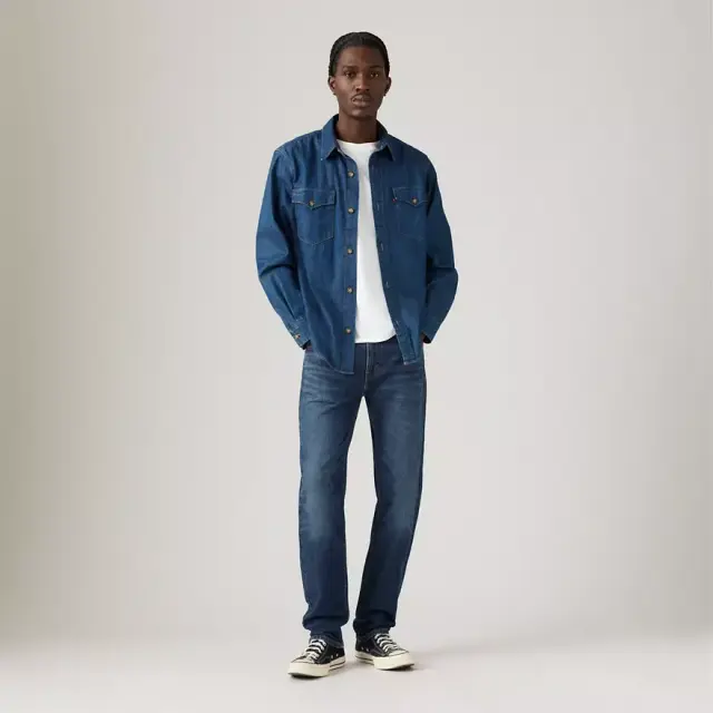 502™ TAPER DARK INDIGO - WORN IN - FREE AS A BIRD Dark Indigo 2