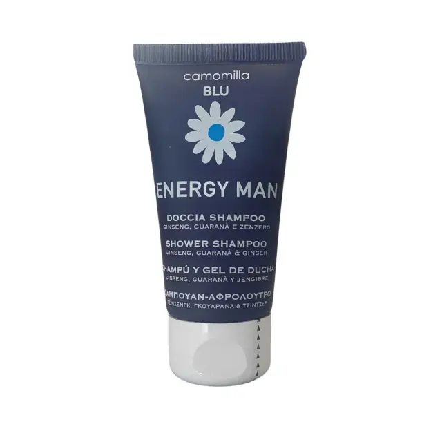 Camomilla Blu Energy Man Σαμπουάν Αφρόλουτρο 50 ml