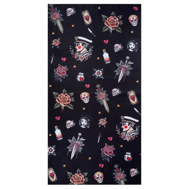 Estia Πετσετα Θαλασσης Microfiber με Τσαντάκι 90x180 cm old School 2