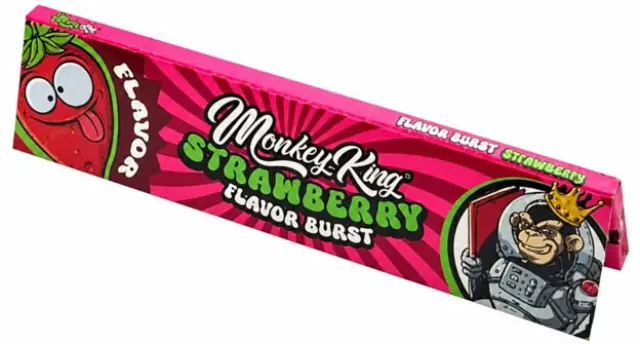 Monkey King Χαρτάκια King Size Slim - Strawberry