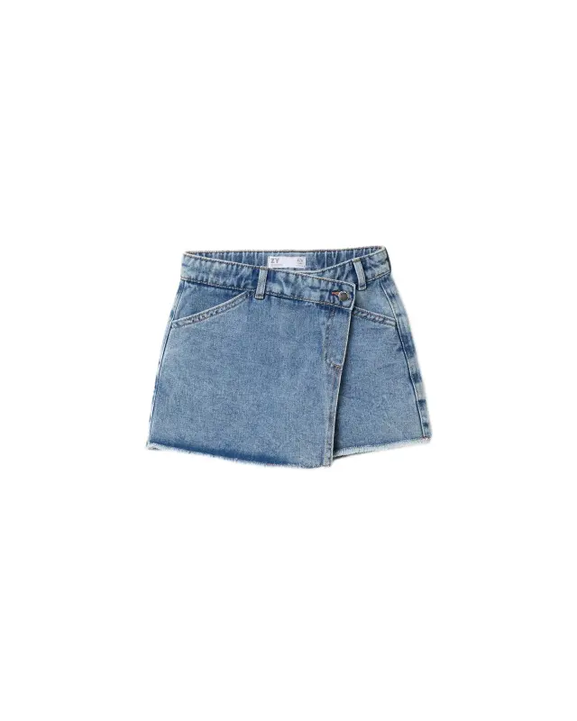 Zippy παιδικό τζιν skort για κορίτσι ZKGAP0402_26045-1
