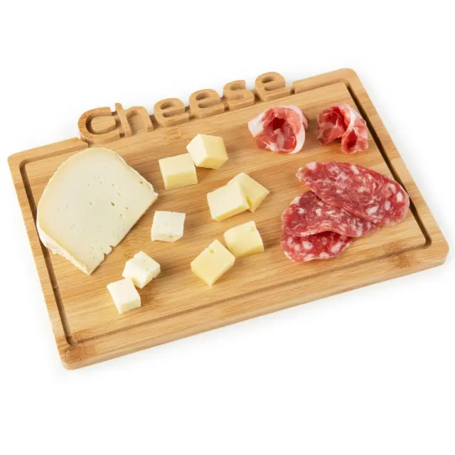 Excelsa Δισκάκι κοπής (26x19cm) από bamboo: Cheese 2