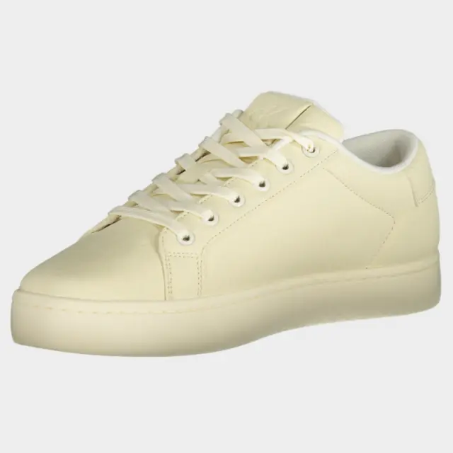 Calvin Klein - Ανδρικά Sneakers Δερμάτινα YM0YM01163-YBJ Εκρού - 46 3