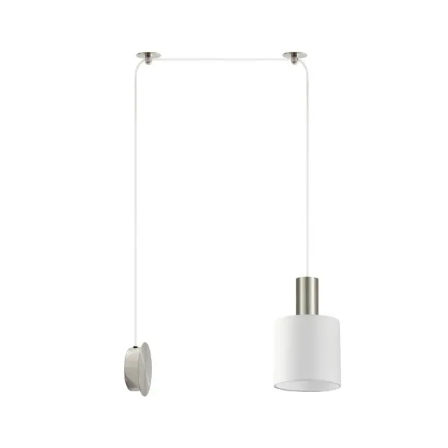 Απλίκα Τοίχου Adept Tube Νίκελ Ματ 20x11x300εκ.