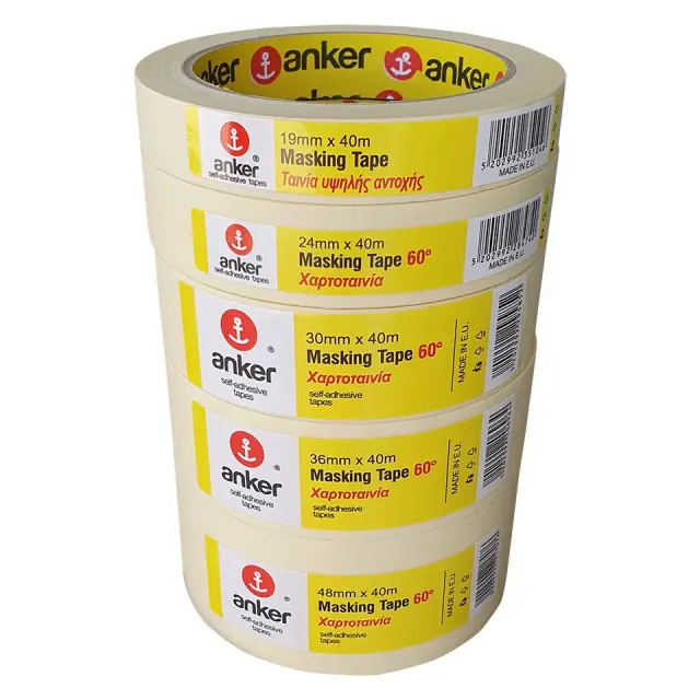 Anker Χαρτοταινία Masking 60° 24mm x 40m 2