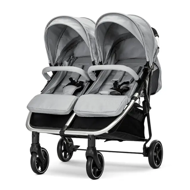 Lorelli καρότσι "TWIN BABY- DUO" Grey Γκρι 3