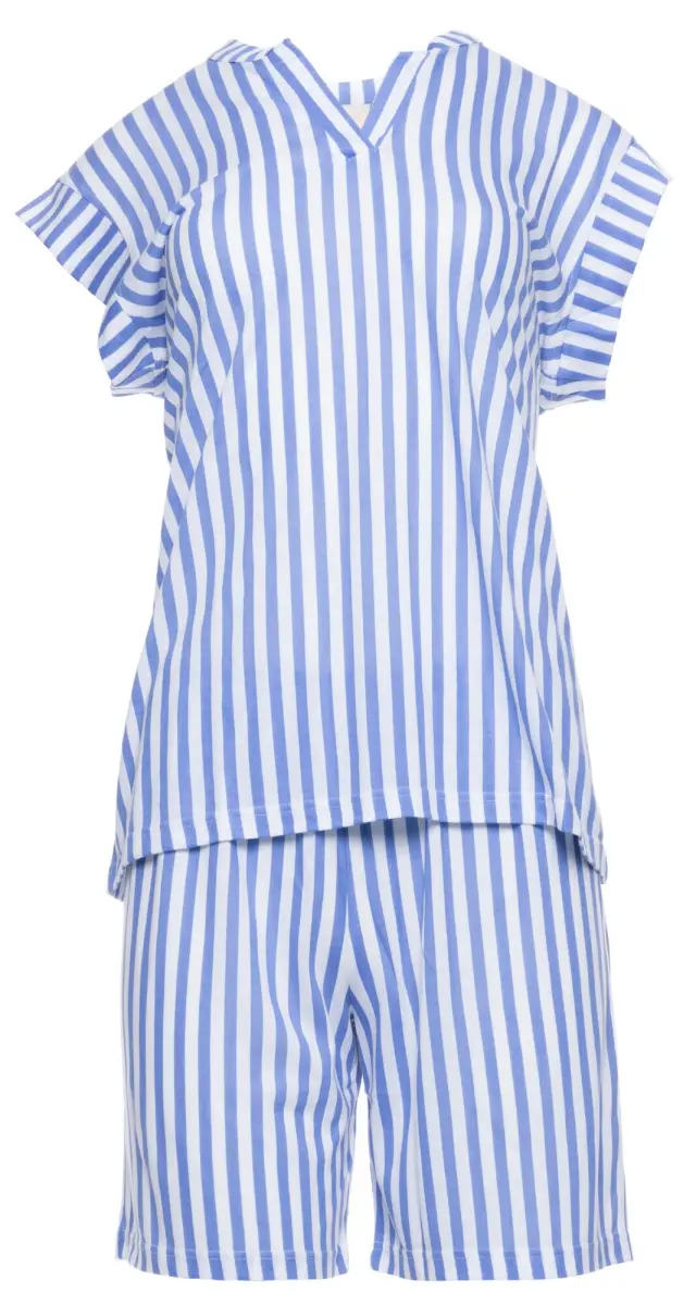 S1342 - Type - PYJAMA SHORTS SOFT BLUE STRIPE 3
