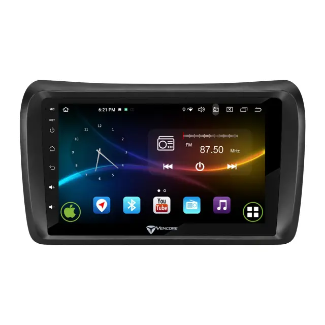 VenCore Οθόνη Multimedia Android 15 9" 9109A MTK6762 Octa-Core 2GB/32GB IPS με Πρόσοψη, CarPlay, Android Auto και Υποστήριξη Κάμερας Οπισθοπορείας AHD για Nissan NV350 2012-2017 – Μαύρη (3236-10007-0446B) 2