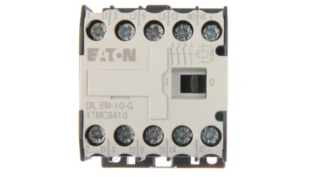 DILEM-10-G(24VDC) Contactor, 24 V DC, 3 pole, 380 V 400 V, 4 kW, Contacts N/O = Normally open= 1 N/O, Screw terminals, DC operation