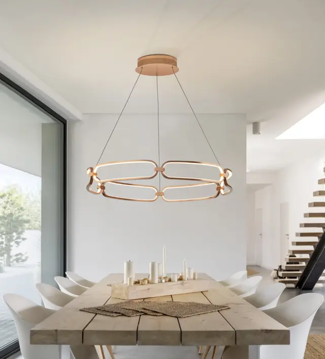 Colette 786966 Φωτιστικό Οροφής LED Ø80 Ροζ Χρυσό 65W DIM