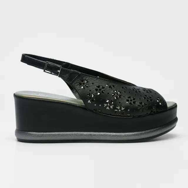 Soffice Sogno Γόβες Γυναικείο δέρμα Μαύρο ASS/63259 NERO - 36
