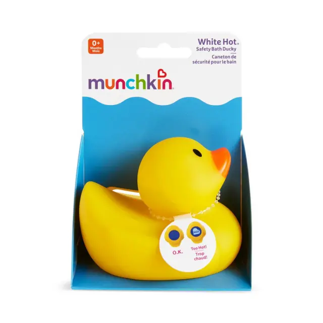 Munchkin | White Hot Bath Ducky | Παπάκι Μπάνιου με Ένδειξη Θερμοκρασίας Νερού από 0+μηνών | 1τμχ