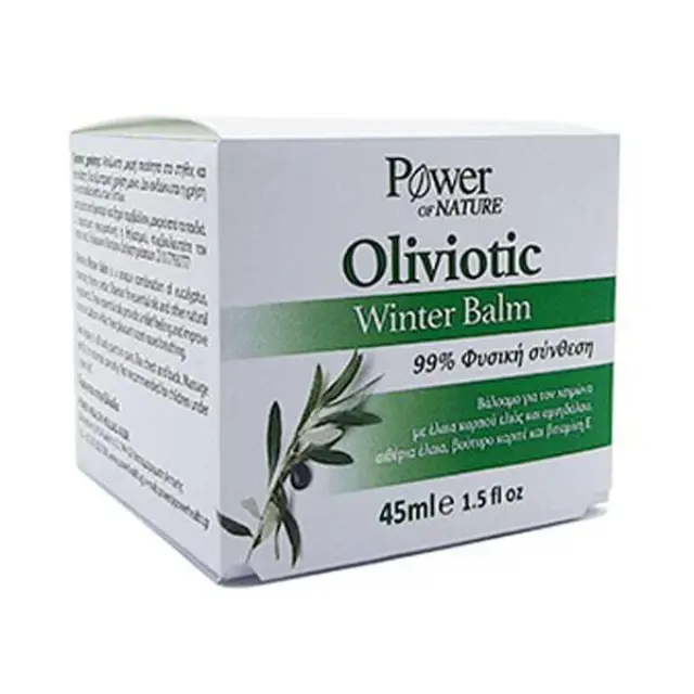 Power of Nature Oliviotic Winter Balm Μοναδικός Συνδυασμός με Αιθέρια 'Ελαια για Εντριβή και Εισπνοή 45ml