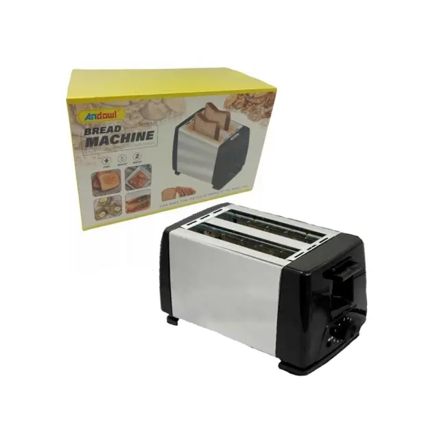 Andowl Q T159 Φρυγανιέρα 2 Θέσεων 750W Μαύρη 2