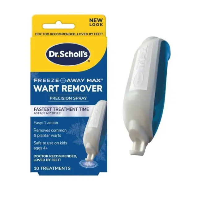 Dr. Scholl's Freeze Away Max Wart Remover, Σετ για Αφαίρεση Μυρμηγκιών με Προστατευτικά Επιθέματα 10τεμ