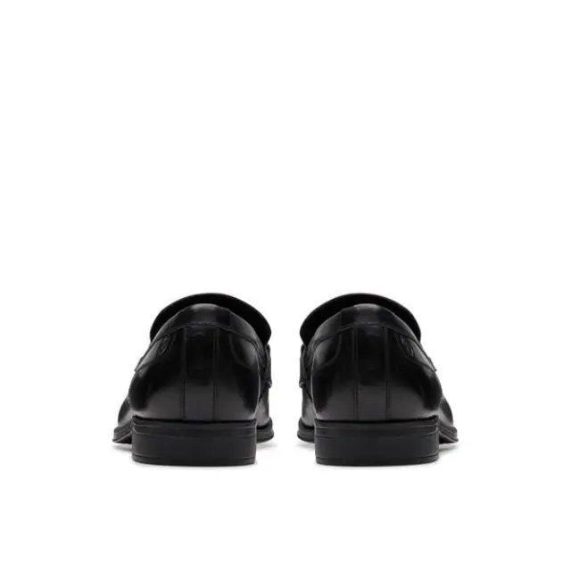 Clarks Paulton Lo Black Black Leather - 43