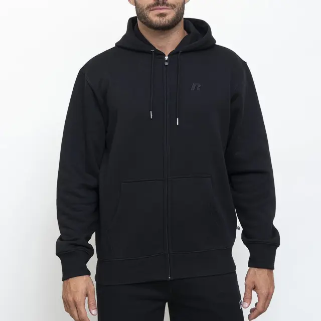 Russell Athletic ZIP Through Hoody (A3005-2-099) - Μαύρο - XXL