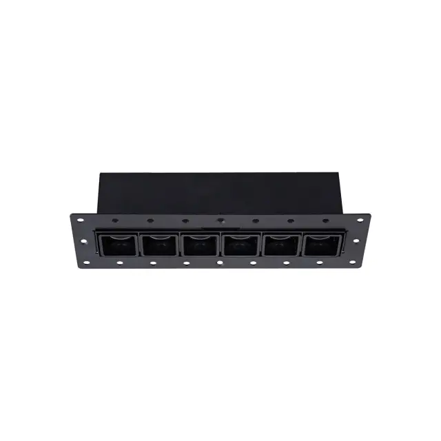 Boxi 04266TR/B/6/C Χωνευτό σταθερό φωτιστικό trimless led 10W 4000K μαύρο