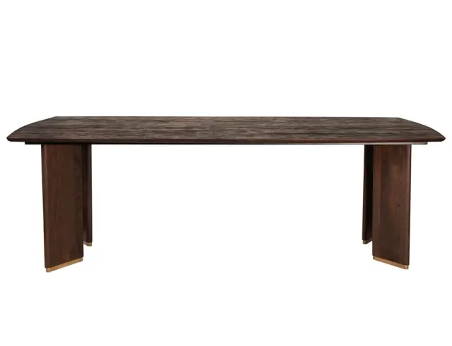 Τραπεζαρία Liber PTMD Luxury Living από Ξύλο Mango, με διαστάσεις 200x100x77cm - Brown - Δεν περιλαμβάνονται οι καρέκλες