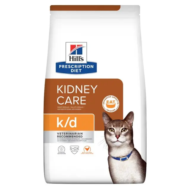 Hill s Prescription Diet k/d Kidney Care για Γάτες με Κοτόπουλο 1.5kg