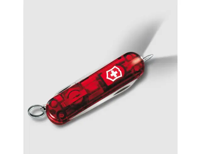Ελβετικός Σουγιάς Victorinox Signature Lite με 7 λειτουργίες και μήκος 5.8cm - Red Transparent0.6226.T 2