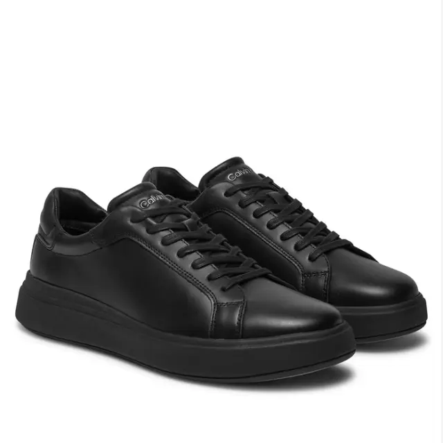 Ανδρικά Δερμάτινα Sneakers Calvin Klein HM0HM01016 0GJ Μαύρα Μαύρο - 41 2