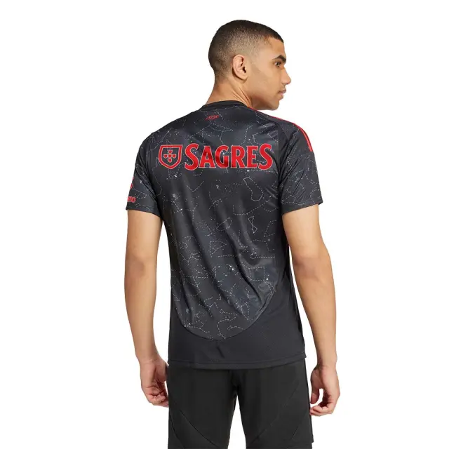 adidas Performance Men's Sport Lisboa Benfica Away Jersey Μαύρο JJ5112 (adidas Performance) 2