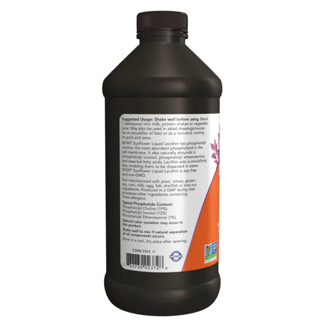 Now Foods Sunflower Liquid Lecithin 3